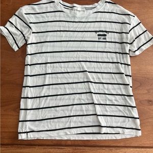 Vans striped t shirt